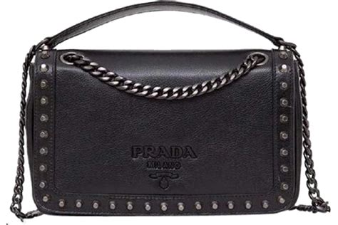 prada glace studded fake|genuine prada leather.